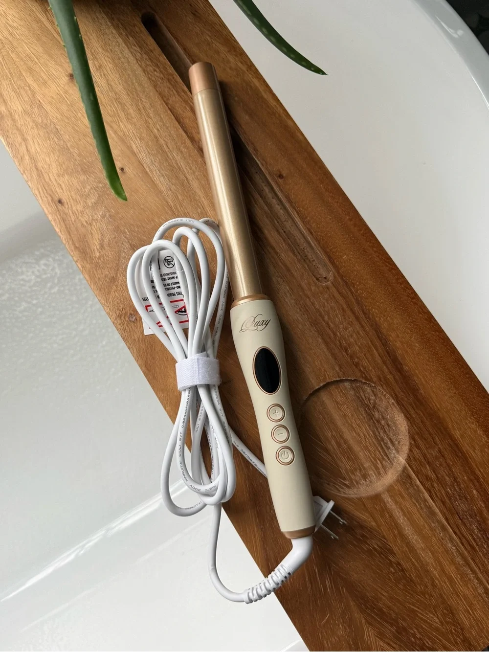 Luxy Hair Signature Hair Curler (Extended Barrel 1 inch Curling Wand)